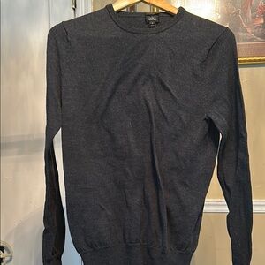 J. Crew Black Crewneck Sweater Classic Fit